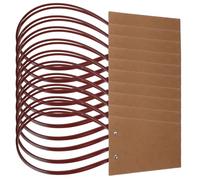 BESTYASH 10Pcs Kraft Paper Flower Bags with Handles Handheld Bouquet Packing Bags Multi-functional Floral Arrangement Packaging for Fresh and Dried Flowers Kraft Paper Tote