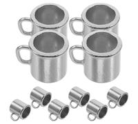 BESTYASH 10pcs Miniature Dollhouse Accessory Mini Milk Tea Cups Toy Realistic Miniature Dollhouse Furniture