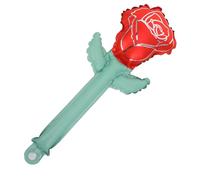 BESTYASH 10pcs Red Rose Foil Balloons for Valentine's Day Decorations for Weddings and Celebrations Romantic Scene Props for Memorable Events