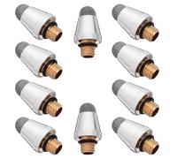 BESTYASH 10pcs Replacement Stylus Pen Tips with Mesh Fiber Cloth Material for Precise Control and Multidevice Compatibility, Suitable for Touch Screen Pens in Classrooms and Offices