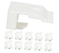 BESTYASH 10Pcs Venetian Blind Brackets Window Blind Holders Plastic Metal Pleated Curtain Stands Strong Load-bearing Curtain Tieback Clips for Home Office Living
