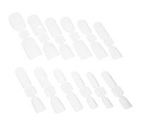 BESTYASH 120pcs Nail Extension Tips Dual Forms and Measurement Lines Full Gel Nail Forms for Beginner Manicure and DIY Salon