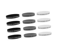 BESTYASH 12pcs Bible Silicone Wristbands Set with Scripture Quotes Motivational Faith Bracelets for Adults Graduation Gifts and Religious Celebrations in Black White Gray Colors