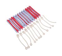 BESTYASH 12pcs Cold Wave Perm Rods Set for Curling Hair Soft Non-Slip Hair Styling Tools for Women Heatless Curling Accessories in Grey-Blue-Red