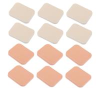 BESTYASH 12Pcs Convenient Makeup Puff Versatile Dry Wet Face Sponges Skin Color for Foundation Concealer and Blush Makeup Tool for Women the Go