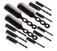 BESTYASH 12pcs Creative Hair Massage Combs Curved Handle Portable Combs Detangling Hairbrushes Pp Material Practical Hairbrushes for Homelessness Homes