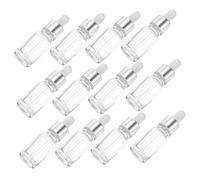 BESTYASH 12pcs Essential Oil Dropper Bottles Glass Perfume Bottles Portable Small for Oils