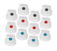 BESTYASH 12pcs Female Spray Paint Caps Spray Can Nozzle Tips for Graffiti Art Supplies Portable for Street Art Projects