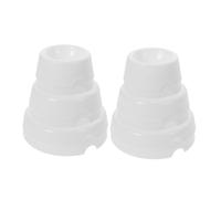 BESTYASH 12pcs Fondant Cake Decorating Button Shaped Flower Mold with Central Opening for Wire Access Curved Drying Tray for Even Airflow Sugarcraft Baking Tool for Wedding and Festival DIY