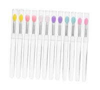 BESTYASH 12pcs Portable Lip Brush Silicone Lip Applicator Lip Scrub Brush for Gloss Applicator Wands Makeup for Balm for Application Wands for Everyday Use