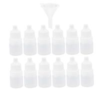 BESTYASH 12pcs Refillable Plastic Eye Dropper Bottles with Caps Small Squeezable Pipettes for Essential Oils Eye Drops Light Oils and Liquid Dispensing Portable Tiny Containers for Travel