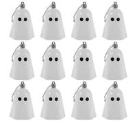 BESTYASH 12pcs Resin Ghost Hanging Decor Stylish Halloween Wall Pendants for Indoor Decorations for Haunted House Party Themes Space Saving