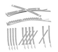 BESTYASH 12pcs Rhinestone Hair Clips Crystal Hairpins for Women Wedding Event Hair Accessories Durable Sparkling Side Clips for Stylish Looks