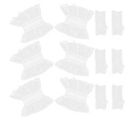 BESTYASH 12pcs White Lace Wrist for Women and Cosplayers, Vintage Style | Tulle Lace, Lightweight Frame-friendly Length, for Hands and Wrists, Content Creation and Manicure Photography