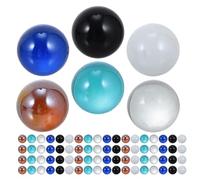 BESTYASH 150pcs Colorful Glass Marbles Bulk Decorative Beads for Aquarium Decoration Marbles Checkers Board Games Vase Fillers Party Table Scatter Family Fun and DIY Craft