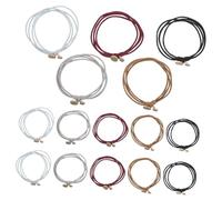 BESTYASH 15pcs Fashion Hair Ties Boho Hairbands for Women Girls Elastic Ponytail Holders Metal Clips for Daily Sports Cooking and Updo Hairstyles