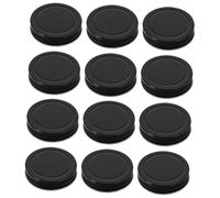 BESTYASH 16pcs Black Tinplate Jar Sealing Lids Leakproof Replacement Covers for Food Storage and Preservation Reusable Mason Jar Caps with Smooth Surface