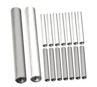 BESTYASH 16pcs Electrolyzer Device Replacement Rods for Water Heaters Iron and Aluminum Anode Rods for Precise Water Quality Analysis Versatile Use Labs and Industrial Applications