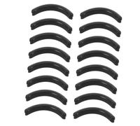 BESTYASH 16Pcs Eyelash Curler Cushions Washable Replacement Pads for Women Soft for Easy Application of Mascara Eyeliner Black
