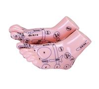 BESTYASH 1pair Foot Acupuncture Model Realistic Reflexology Tool for Massage Practice Human Feet Simulation for Stress Relief and Discomfort Alleviation