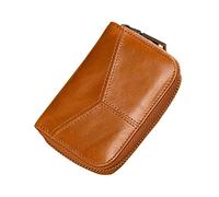 BESTYASH 1pc Multifunctional Leather Zipper Purse Compact Card Holder Slots Pu Wallet for Cash for Travel and Everyday Use Accordion Design