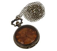 BESTYASH 1Pc Retro World Map Pocket Watch with Hanging Design Movement Durable Lightweight for Father Unisex Vintage to Read Roman Numerals