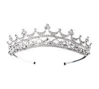 BESTYASH 1pc Shiny Crystal Crown Headdress for Brides Elegant Wedding Party Accessory Chic Photo Prop Durable Design Stunning Finish for Dresses