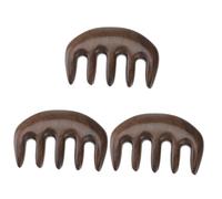 BESTYASH 1pc Thickened Sandalwood Massage Comb Five Tooth Scalp Tool for Relaxation Natural Hair Care Present for Men Family