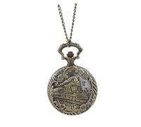BESTYASH 1pc Vintage Hollow Designed Pocket Watch Quartz Watch with Chain for Men and Women Unique and Practical Timepiece for Vintage Decor