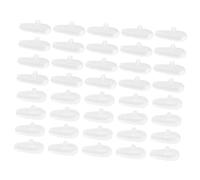 BESTYASH 1set Soft Eyeglass Nose Pads Non Slip Optical Replacement Cushion Comfortable Nose Support for Pack Each of Flat Wave Styles 40pairs