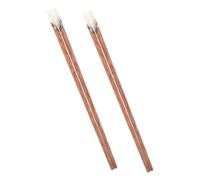 BESTYASH 2 Pairs Reusable Wooden Chopsticks Non Slip Smooth Finish Long Chinese Style Kitchenware for Home Dining and Hot Pot with Stylish Design Easy to Clean and Maintain