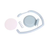 BESTYASH 2 Pcs No Drilling Suction Cup Bathroom Towel Hooks with Strong Vacuum Adhesive Wall Hanging Hooks for Towels Bath Balls and Toilet Paper PP Material Blue and Beige
