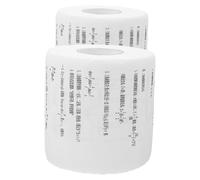 BESTYASH 2 Rolls Creative Printed Toilet Paper of Mathematical Formula Design Fun Bathroom Soft and Gentle Skin for Everyday Use and Special Occasions