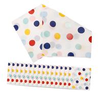 BESTYASH 20 Sheets Colorful Dots Decorative Paper Napkins Summer Party Supplies Durable Skin Friendly for Dinner Celebrations Vibrant Napkin Decors