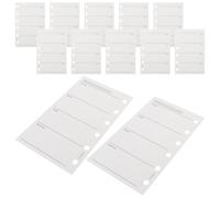 BESTYASH 200pcs A7 Weekly Planner Inserts for 6-ring Binders, 6-hole Punched Bleed-resistant Paper, 120gsm Double-sided Lined Refills for Efficient Weekly Planning and Journaling