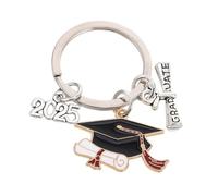 BESTYASH 2025 Graduation Hat Keychain Creative Grad Keyring for Students Graduation Season Accessory Inspirational Favor for Men Women