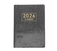 BESTYASH 2026 A7 Size Mini Pocket Weekly Planner with Pu Cover, Compact Design and Sturdy Binding, Paper Material, on The Go Scheduling and Daily Planning