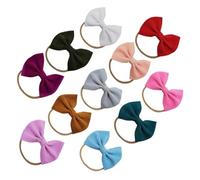 BESTYASH 20Pcs Bowknot Hair Accessories Elastic Headwraps for Boy Girl Adorable Headdresses for Photography Props Random Color Hair Bands for Birthdays and Special Occasions