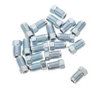 BESTYASH 20pcs Brake Line Adapter Fittings for Micro Cars Steel Compression Hydraulic Connectors with Threaded Design High-Pressure Resistant Brake Hose Connectors for Automotive Pipeline