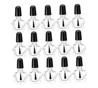 BESTYASH 20pcs Empty Nail Polish Bottle Glass Refillable Nail Lacquer Jar for Diy Home Use Glass Storage