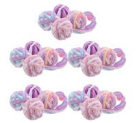 BESTYASH 20pcs Interactive Cat Ball Plush Wool with Tail and Bell inside Safe Chewing Portable Pet Sound Boredom Relief for Indoor Use and On-the-go Cats and Kittens