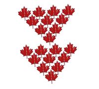 BESTYASH 20pcs Maple Leaf Brooch Pins Canadian Enamel Alloy Lapel Badge for Men Women Sturdy Fall Leaves Accessories for Thanksgiving Year Party Souvenirs