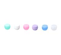 BESTYASH 20PCS Mushroom Shaped Cream Containers Leak Travel Bottles for Creams Lotions and Balms Compact and Portable Assorted Color Makeup Jars for Daily Life and Travel