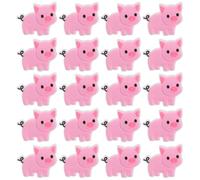 BESTYASH 20Pcs Pig Shaped PVC Pen Toppers Pencil Clips for Classroom Removable Design Easy Pencil Attachment Soft PVC Cartoon Charm Students Classroom Prizes Sharing with Friends