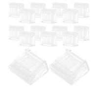 BESTYASH 20Pcs Small Paper Clips File Folder Corner Clips for Document Organizing and Memo Holding Plastic Office Stationery for School and Office Use