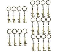 BESTYASH 20pcs Vernier Caliper Keychain Keychain Gadget Mini Pendant Portable Measuring Tool