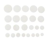BESTYASH 24pcs Bassoon Pads Sheepskin Sound Hole Gaskets White Tight Seals Easy to Use Wind Instrument Accessories Random Color