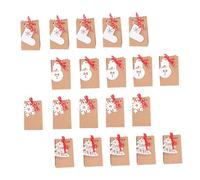 BESTYASH 24Pcs Christmas Candy Wrapping Bags Kraft Paper Candy Box with Snowflake Dot Design Party Favor Bags for Storage and Small Gift Packaging
