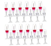 BESTYASH 24Pcs Wine Glass Shaped Empty Lip Gloss Tubes Refillable Lip Gloss Containers for DIY Lip Balm for Creative and Personal Use