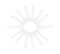 BESTYASH 25pcs Adjustable Plastic Drapery Curtain Hooks Window and Door Curtain Tape Clip Hooks with Extendable S Design Easy Installation for Triple Pleat and Light